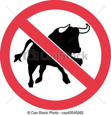 450x469 No Bull Clip Art Vector