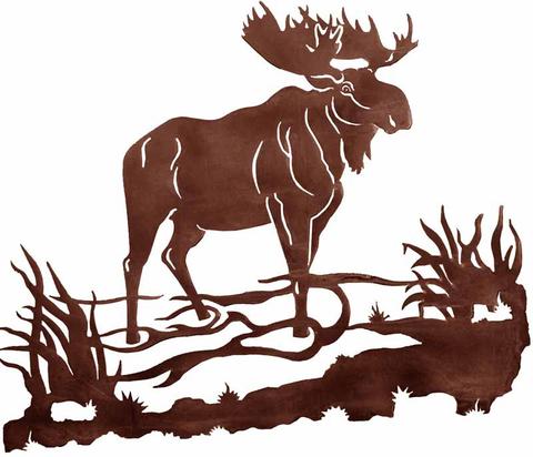 480x412 Bull Moose Design 30 Metal Wall Art Inspired By The Outdoors