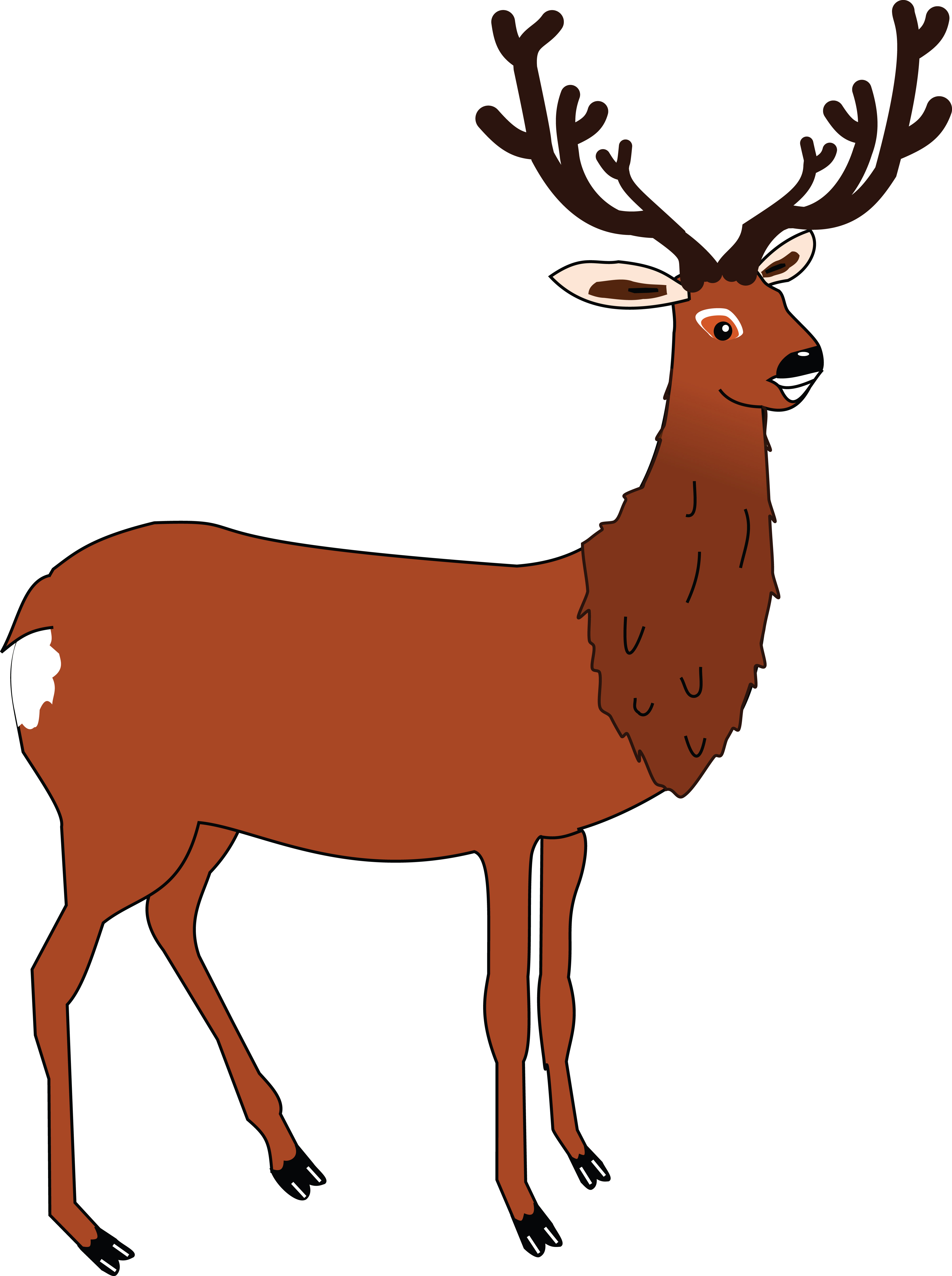4000x5361 Free Elk Clipart