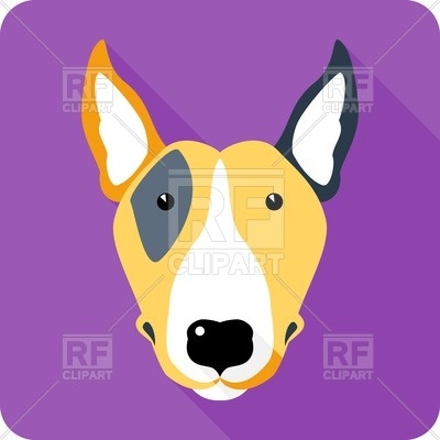 400x400 Bull Terrier Head