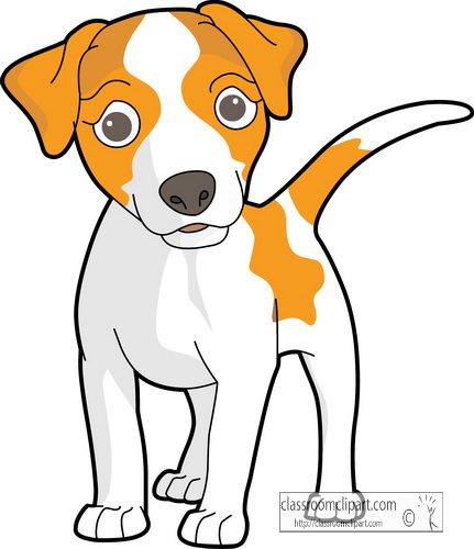 431x500 Terrier Clipart