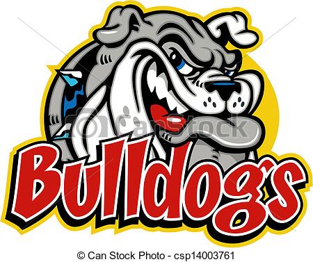 450x377 Cute Smirking Bulldog Face Clip Art Vector