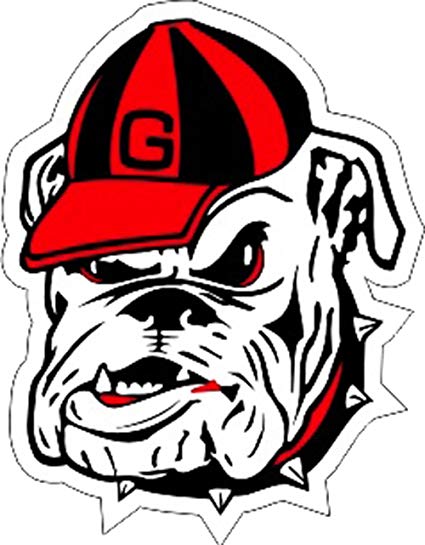 425x545 Georgia Bulldog Clipart