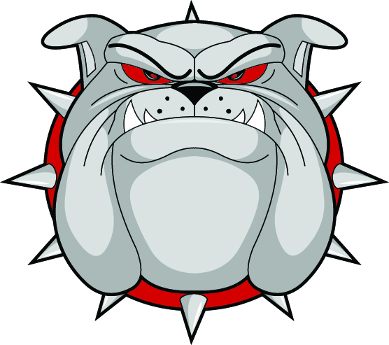 556x493 Bulldog Head Clip Art