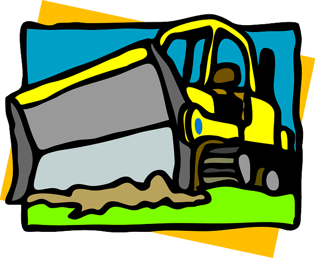 640x523 This Simple Bulldozer Clip Art Clipart Panda