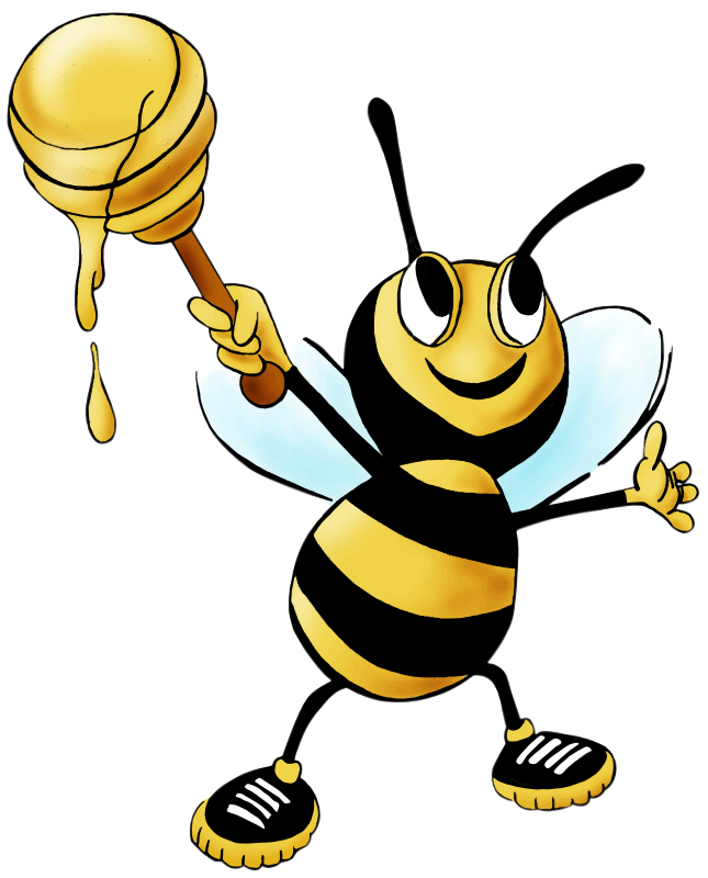 645x800 Cute Honey Bee Clipart