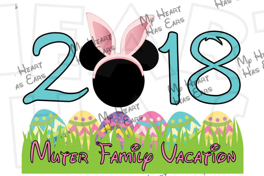 900x600 Disney Easter With Mickey Mouse Bunny Ears 2018 Personalized