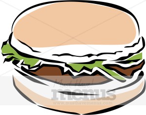 300x237 Veggie Burger Clipart Fast Food Clipart
