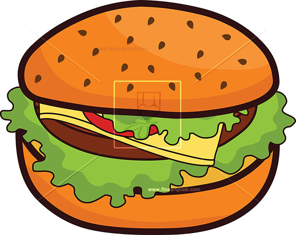 611x484 Burger Clipart Free Vectors, Illustrations, Graphics, Clipart