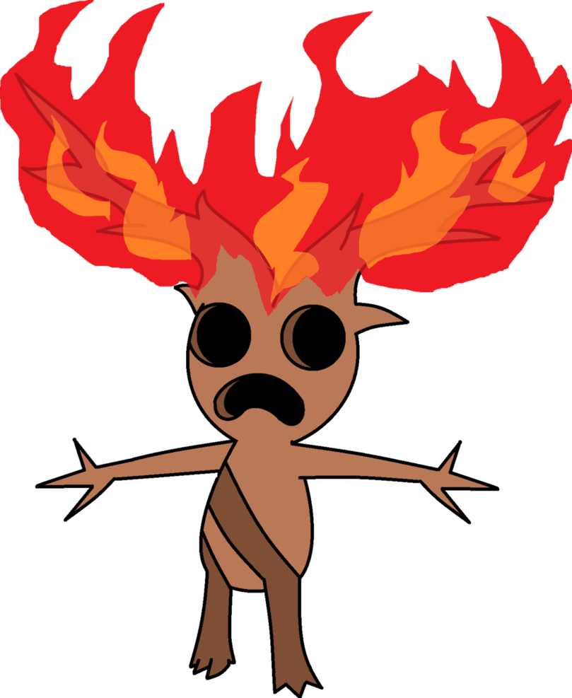 809x987 Burning Bushperpetual Agony Pokemon By Maximumspazzitude