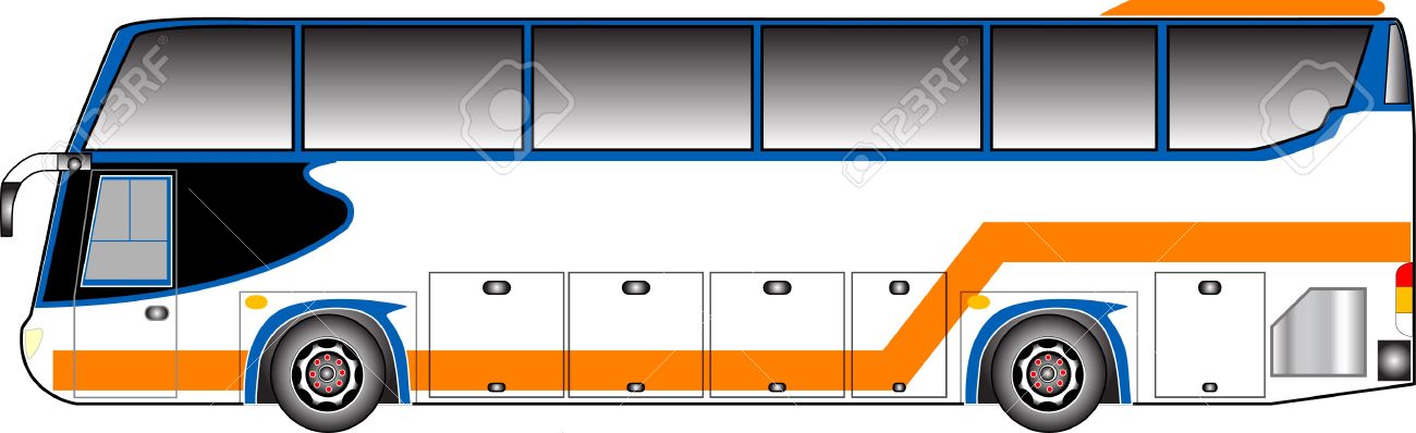 1300x398 Bus Clipart Side View