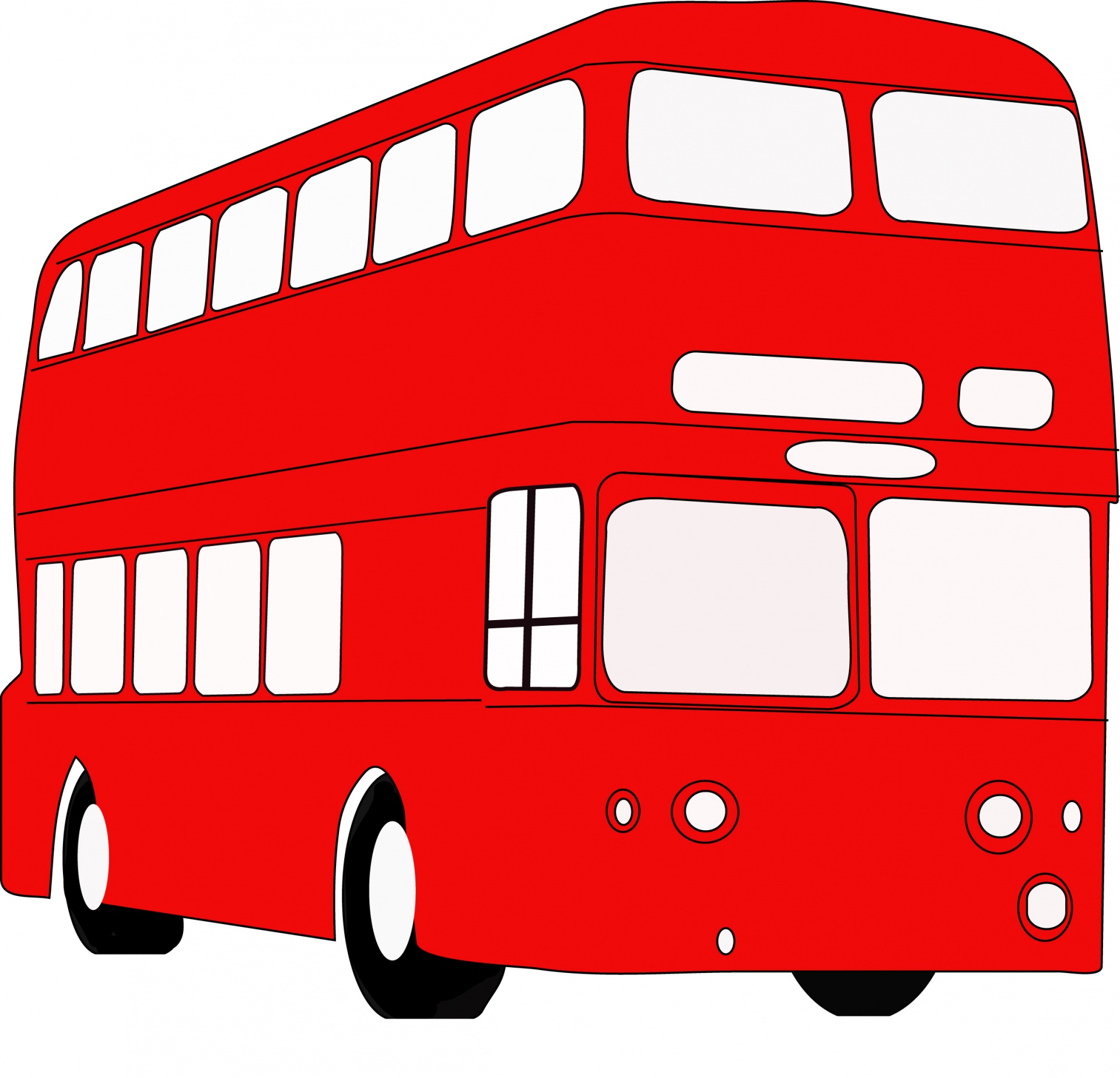 1920x1848 Red Bus Free Stock Photo