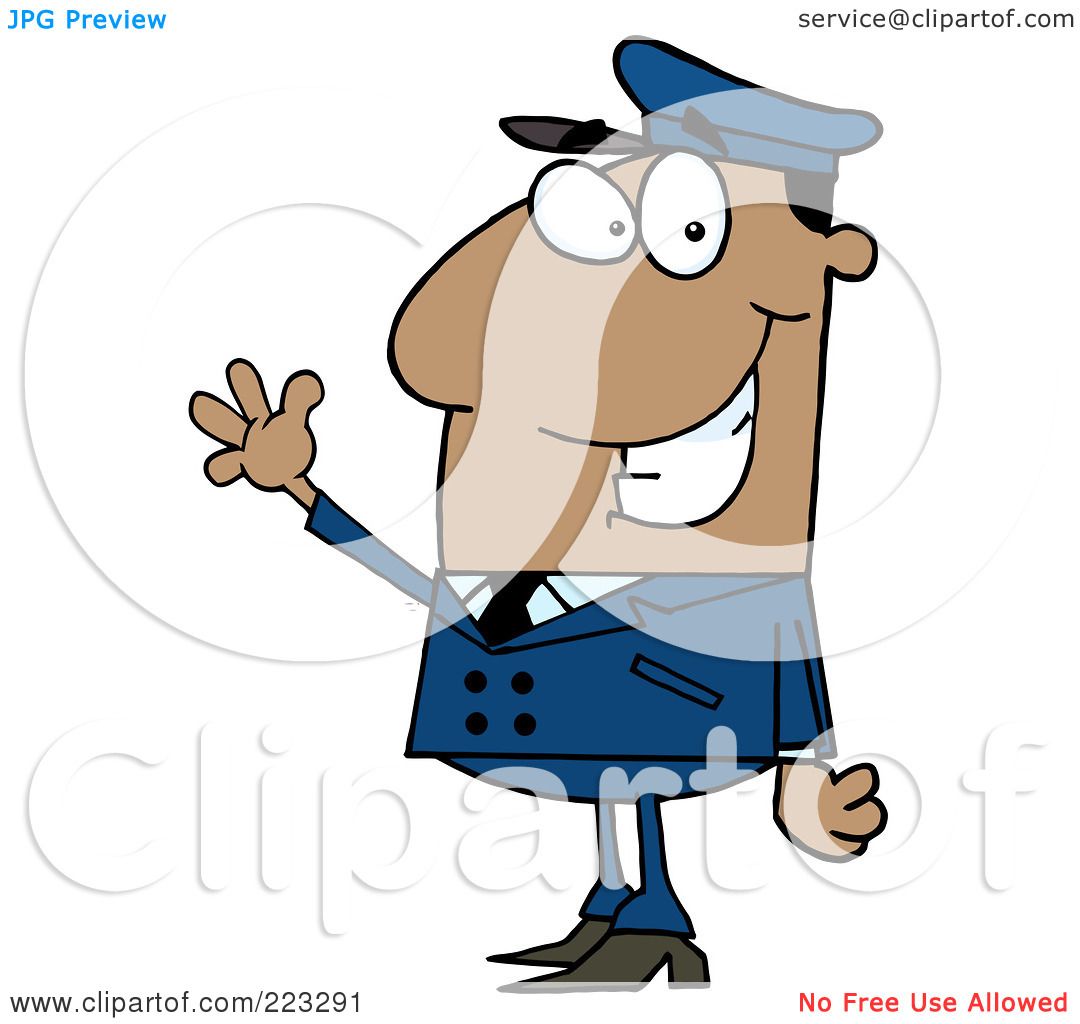 1080x1024 Royalty Free (Rf) Clipart Illustration Of A Waving Black School