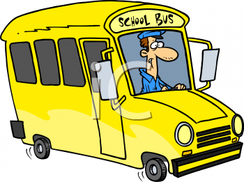 350x261 Shuttle Bus Driver Clipart
