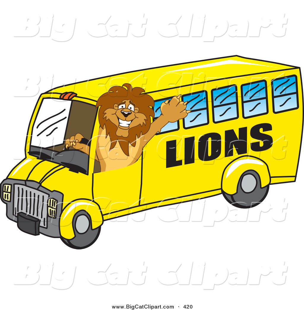 1024x1044 Big Cat Cartoon Vector Clipart Of A Lion Character Mascot School