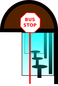 201x298 Bus Stop Clip Art