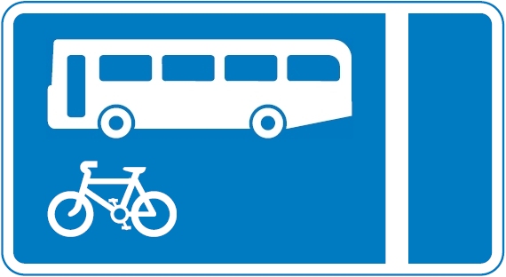 570x312 Bus Lane Clipart