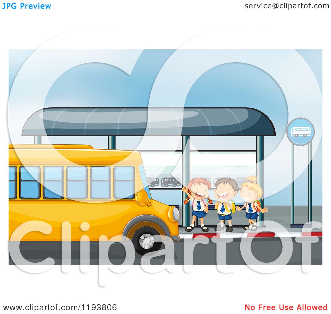 1080x1024 Cartoon Of Excited School Children