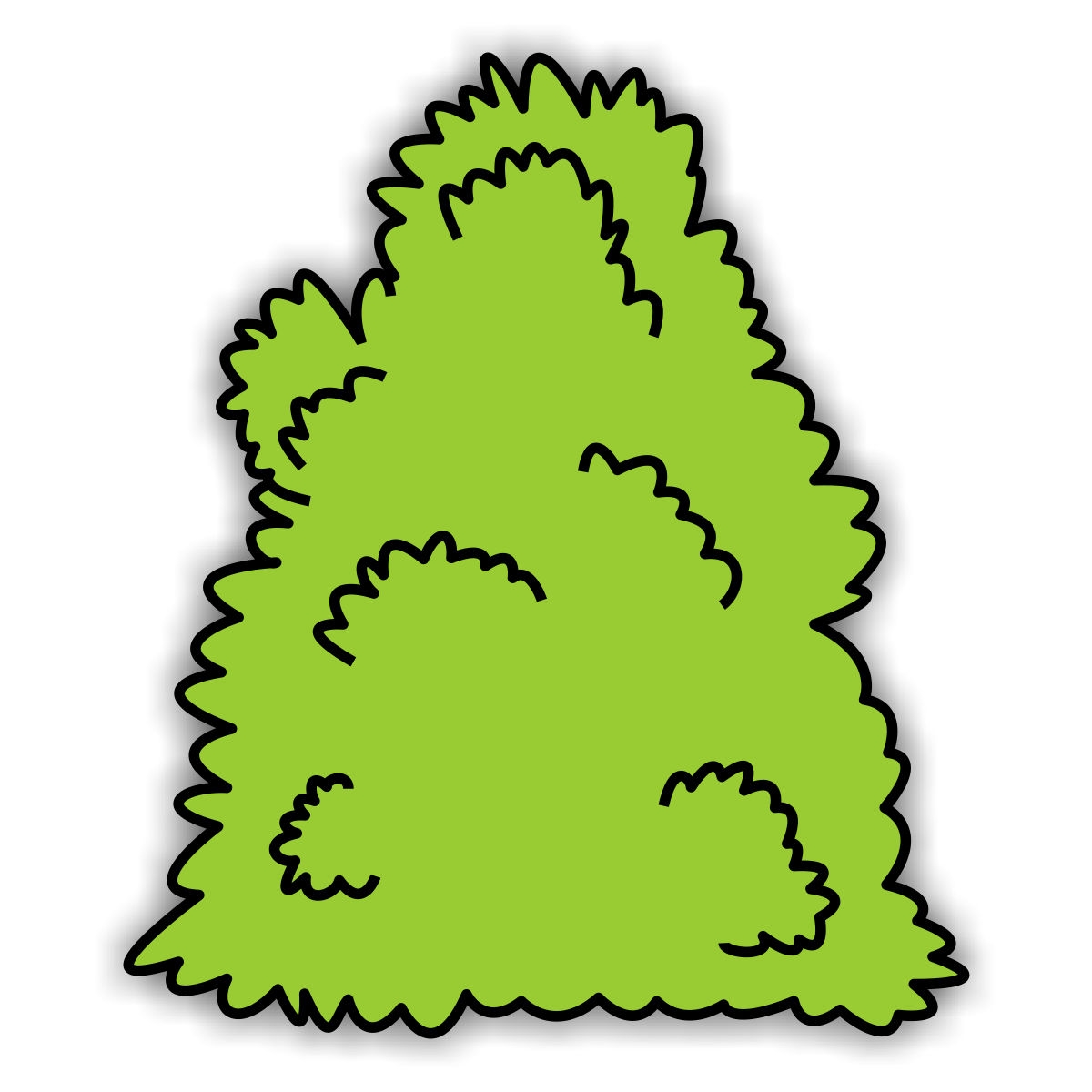1200x1200 Unique Bush Clipart Collection