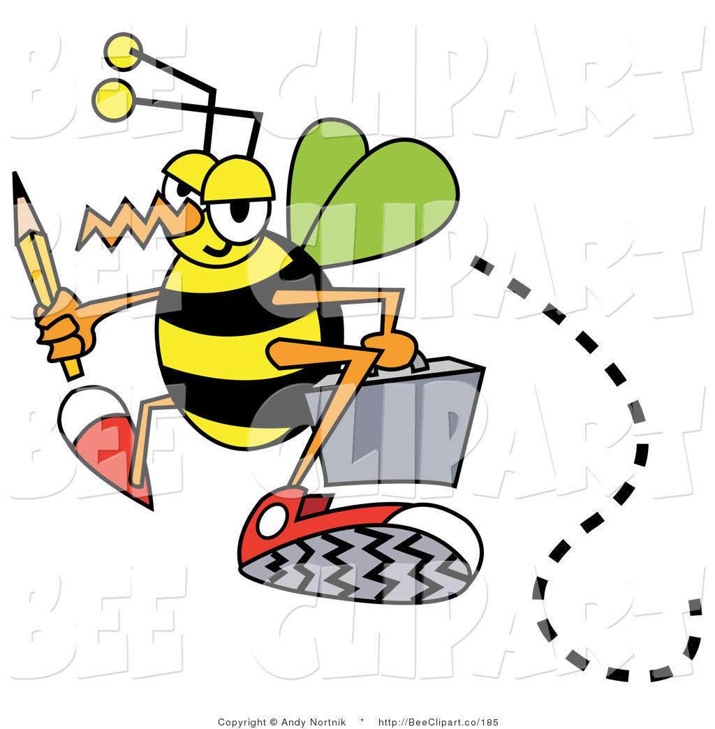 1024x1044 Vector Clip Art Of A Busy Bee Clipart Panda