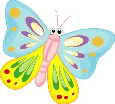 236x212 Funny Butterfly Cartoon Butterfly Banner Cartoon