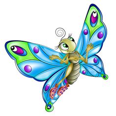 236x236 Very Colourful Butterfly Cartoon Images.ll Imagesre On