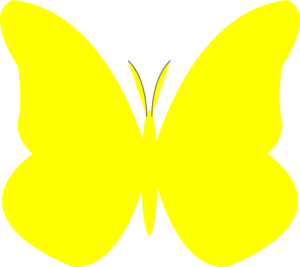 300x267 Bright Butterfly Clip Art