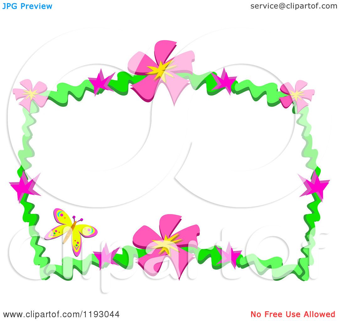 1080x1024 Pink Flower And Butterfly Clipart Amp Pink Flower And Butterfly Clip
