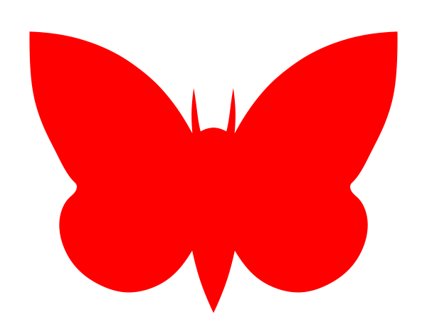 600x459 Moth Red Clip Art Free Vector 4vector