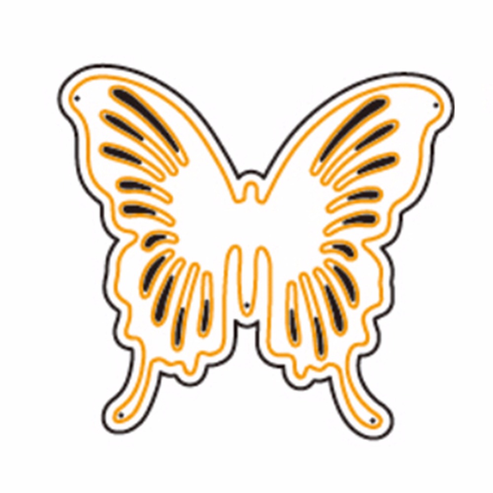 1000x1000 Template For Butterfly. Diy Beautiful Butterfly Decoration