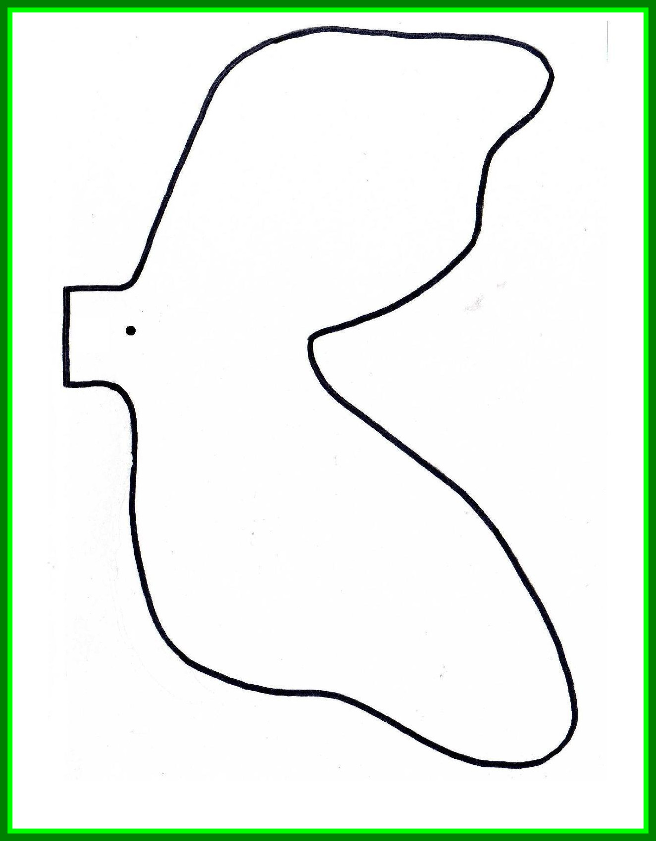 1325x1700 Best Template Butterfly Lots Of Sizes Printable Coloring Image