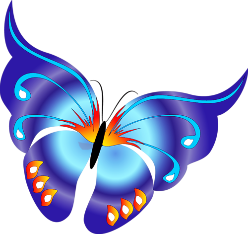 500x471 Butterfly Flying Clipart Clipart Panda