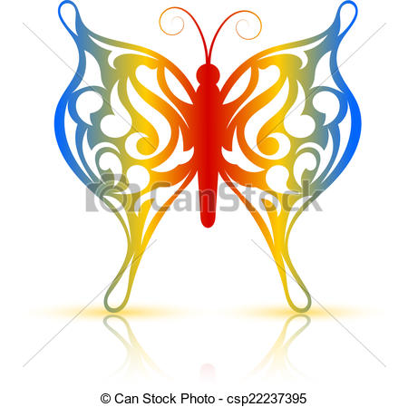 450x449 Butterfly Cut Out Of Paper With Lacy Wings Isolated On A Eps