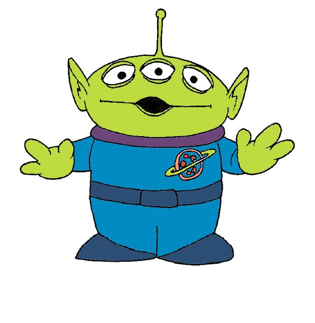 620x636 Buzz Lightyear Alien Clipart