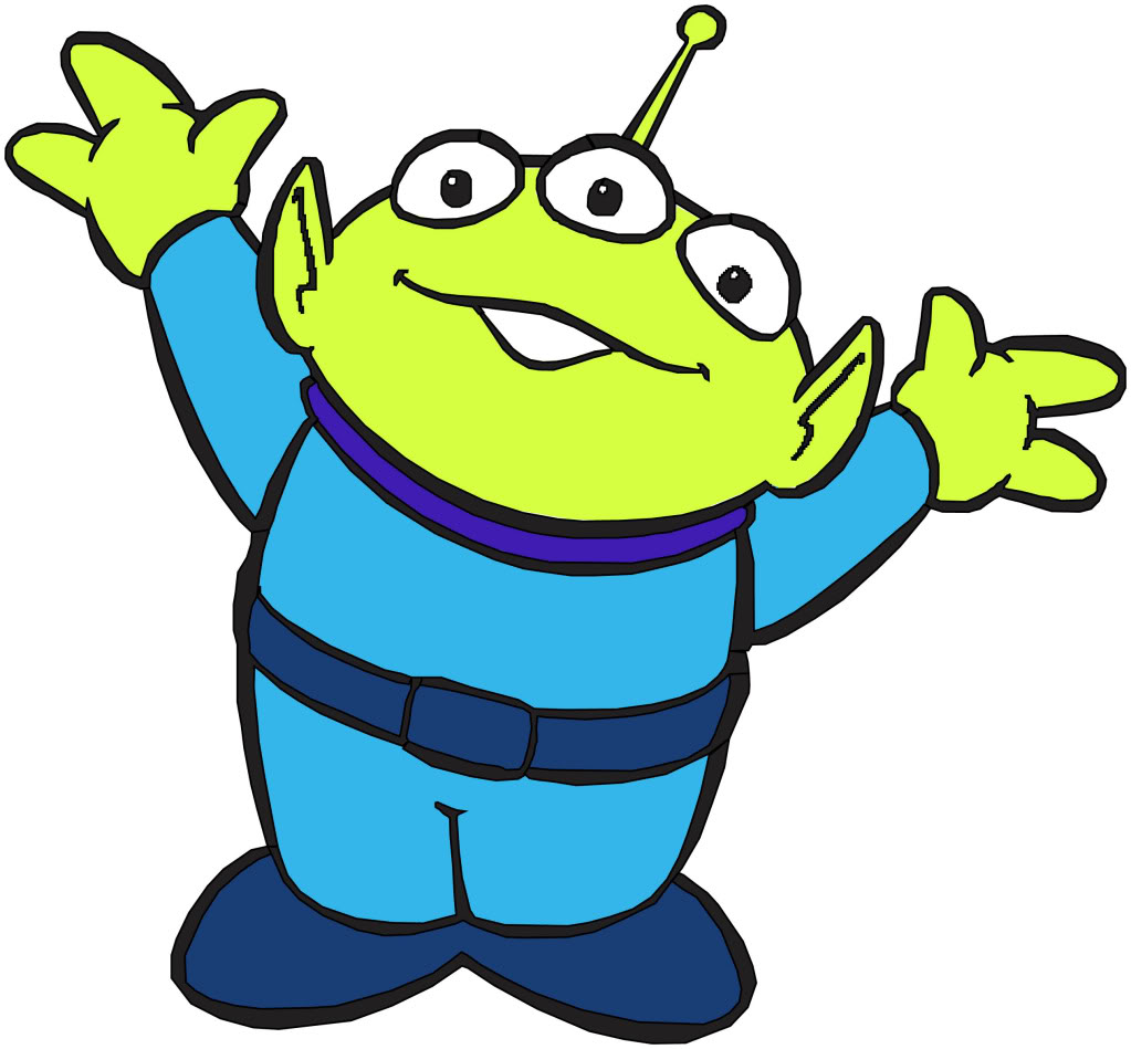 1023x949 Alien Clipart Toy Story Character