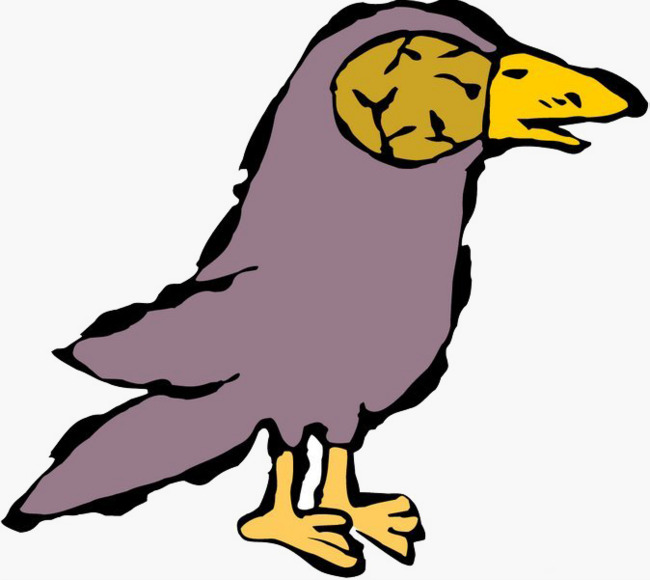 650x580 Hand Painted Yellow Mouth Crows, Hand Painted, Crow, Decoration