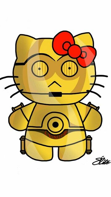 360x640 Hello C3po Star Wars Hello Kitty, Kitty And Sanrio