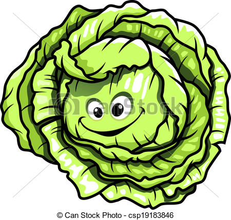 450x429 Fresh Green Healthy Cartoon Cabbage Vegetable With A Lovely Eps