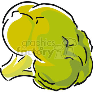 300x300 Royalty Free Broccoli 383066 Vector Clip Art Image