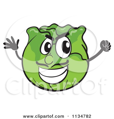 450x470 Cartoon Of A Cabbage Mascot