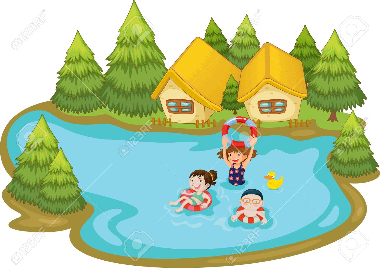 1300x917 Cottage On Lake Clipart Collection