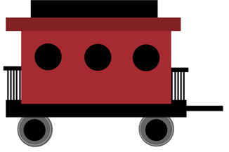 326x217 Image Of Caboose Clipart