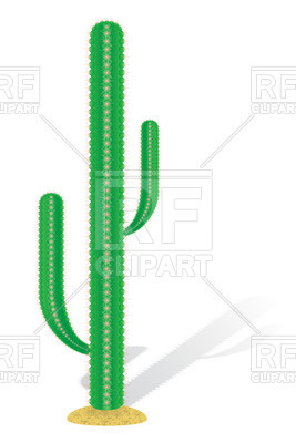 267x400 Mexican Cactus Royalty Free Vector Clip Art Image