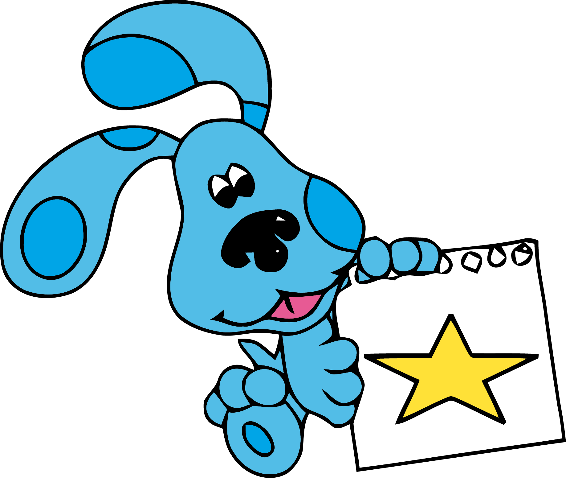 1837x1550 Blue's Clues Clip Art Star Clipart Png