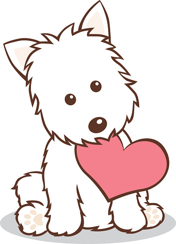 353x489 West Highland White Terrier Clipart