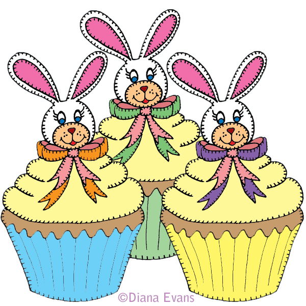 600x600 Easter Cakes Clipart