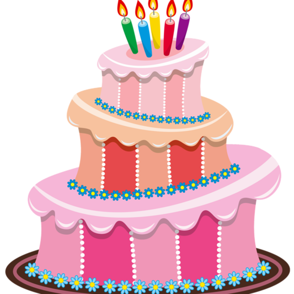 1024x1024 Birthday Cake Clip Art Free Wave Clipart