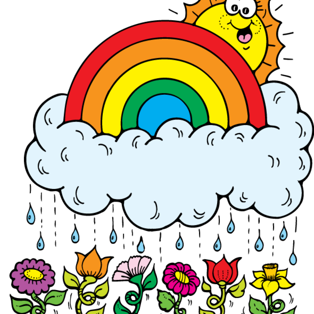 1024x1024 Clip Art For April Calendar