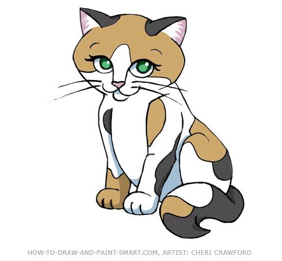 550x509 Calico Cat Clip Art Crazy Cat Lady Draw
