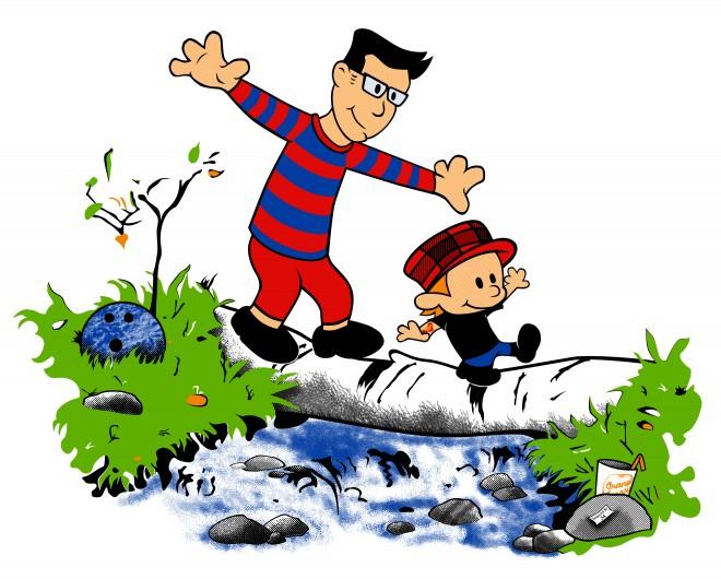 660x530 Little Viking And Strong Man ('Calvin And Hobbes'